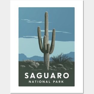 Minimal Poster of  Cactus, Saguaro National Park Posters and Art